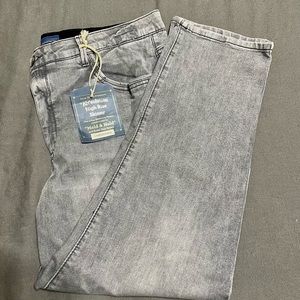 NWT Democracy Ab Solution Ankle Skimmer Jeans, New 18P